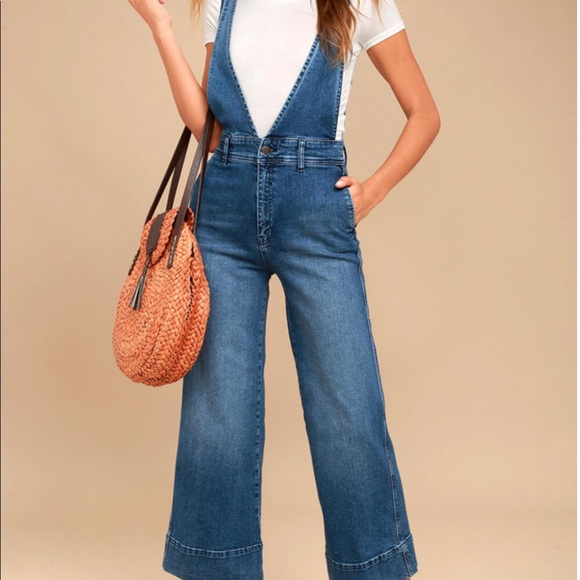 Free People Denim - ✨HP✨Free People A-Line Overall (Shortened Length)